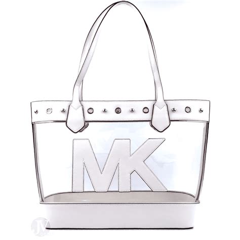 clear michael kors purse|Michael Kors see through bag.